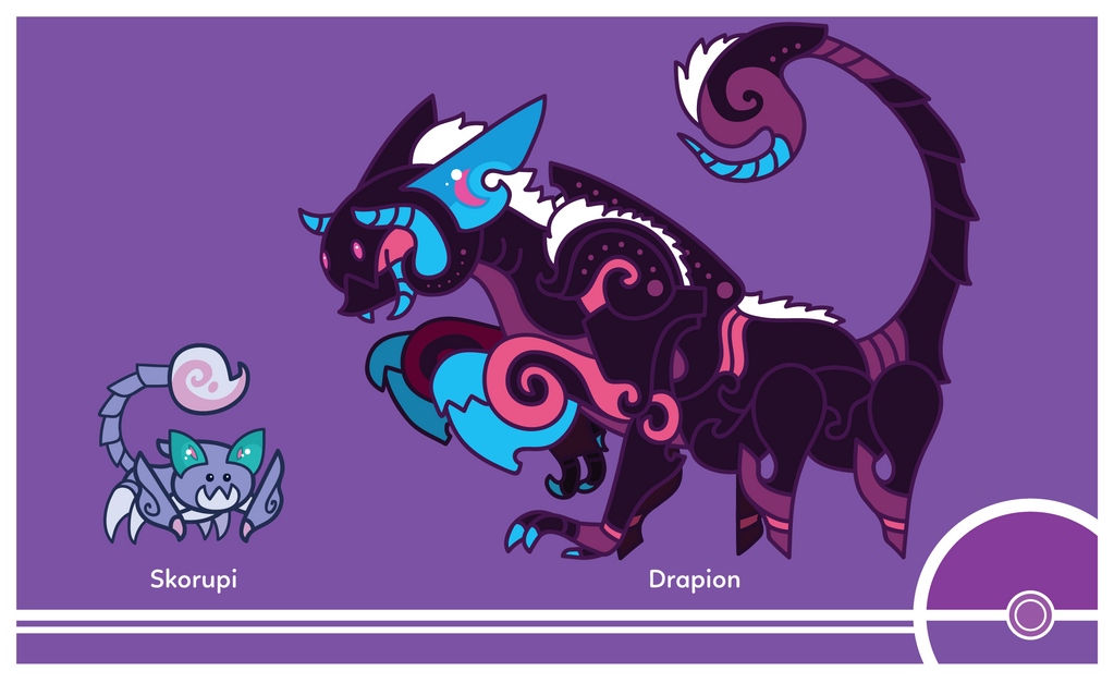 Pokemon #451-452 by Cosmopoliturtle on DeviantArt