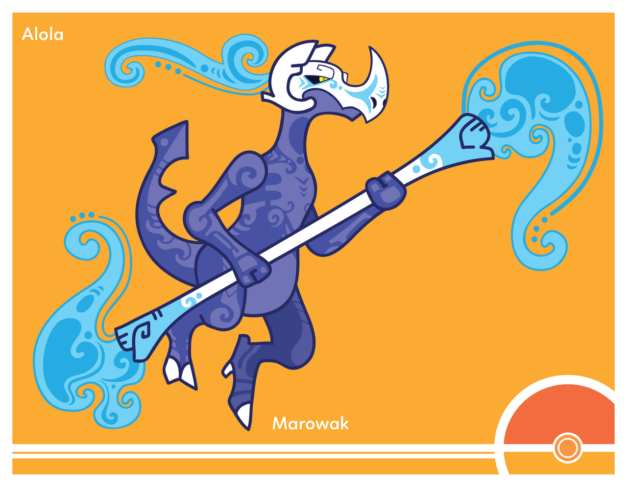 Pokemon 105 Alola Form By Cosmopoliturtle On Deviantart Pokemon 105 Alola Form By Cosmopoliturtle On Deviantart