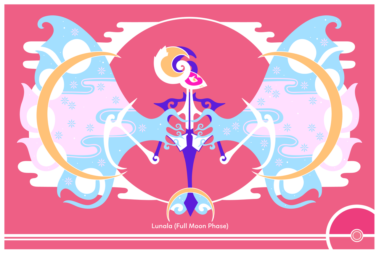 Pokemon #792 (Full Moon Phase) by Cosmopoliturtle on DeviantArt