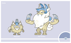 Pokemon #052-863 Galar Form