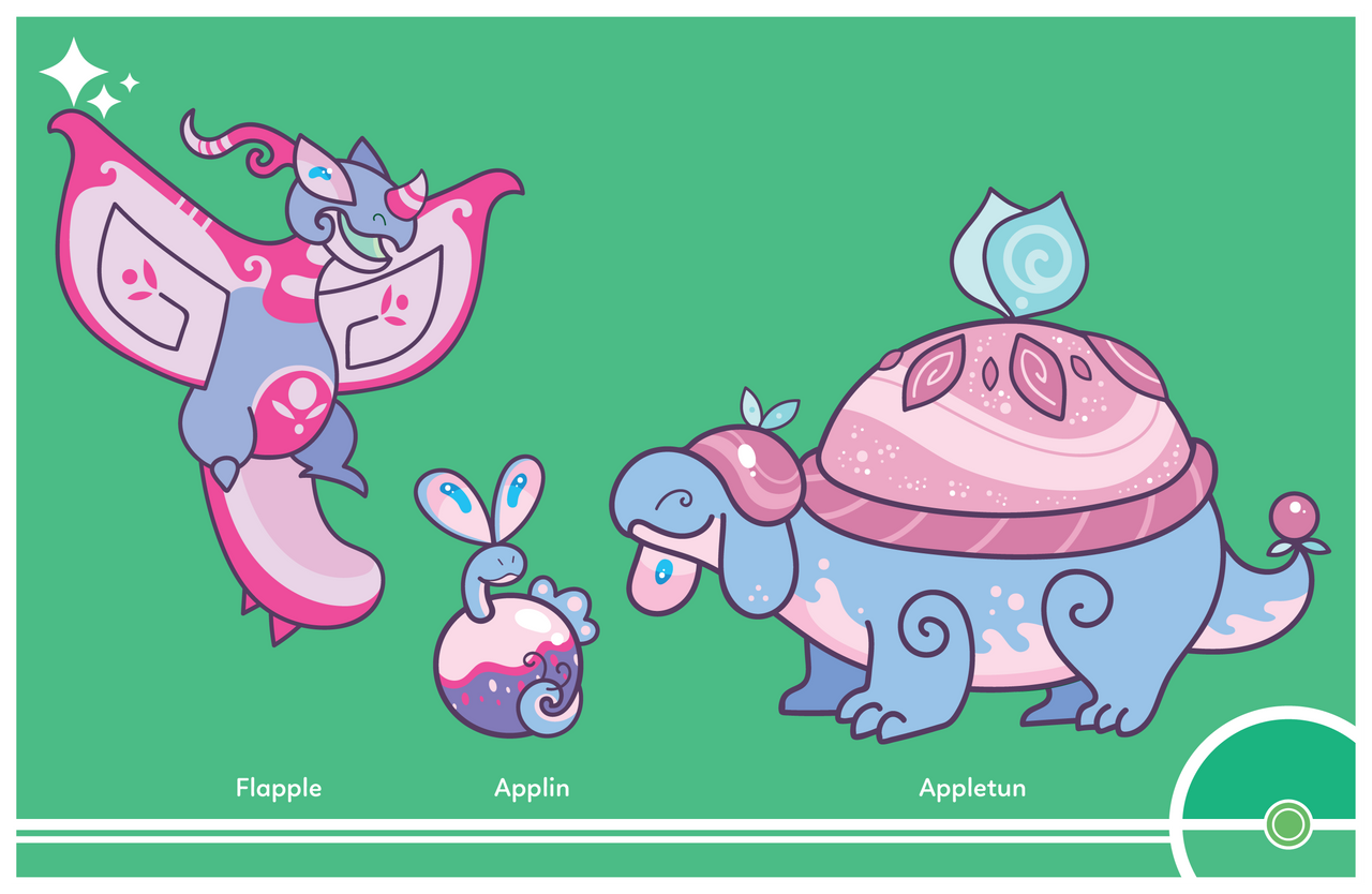 Shiny Request - Applin Line - by Cosmopoliturtle on DeviantArt
