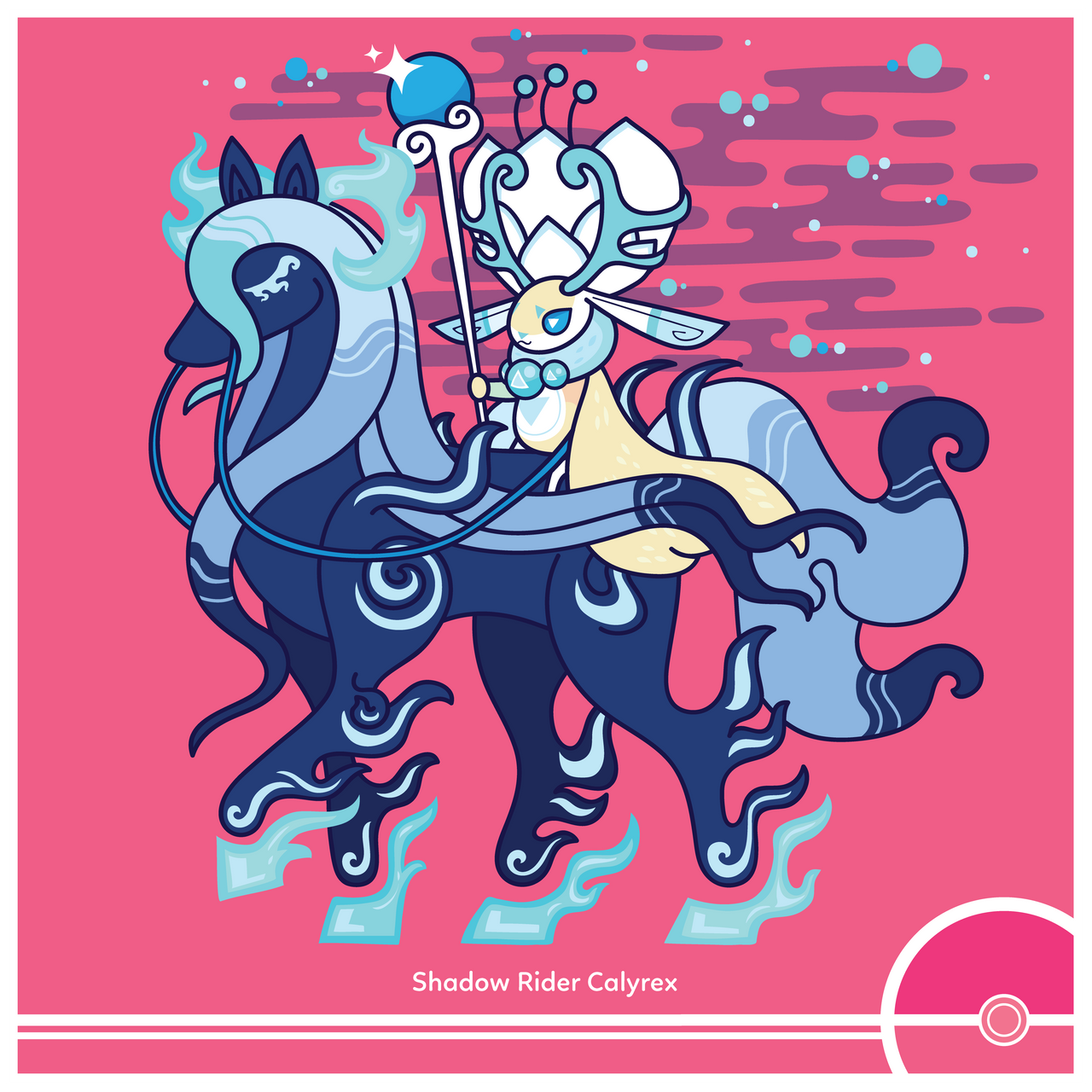 Pokemon #898 Shadow Rider by Cosmopoliturtle on DeviantArt