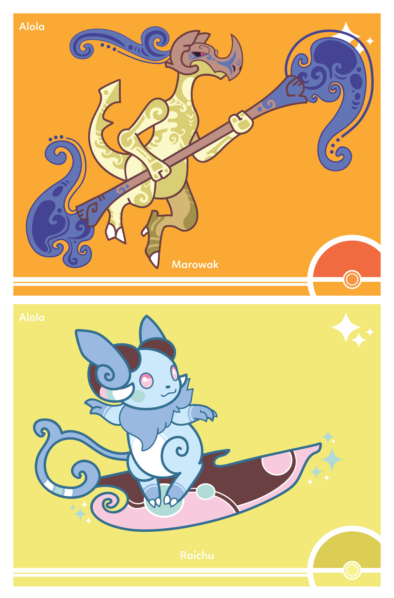Shiny Alolan Forms by Cosmopoliturtle on DeviantArt