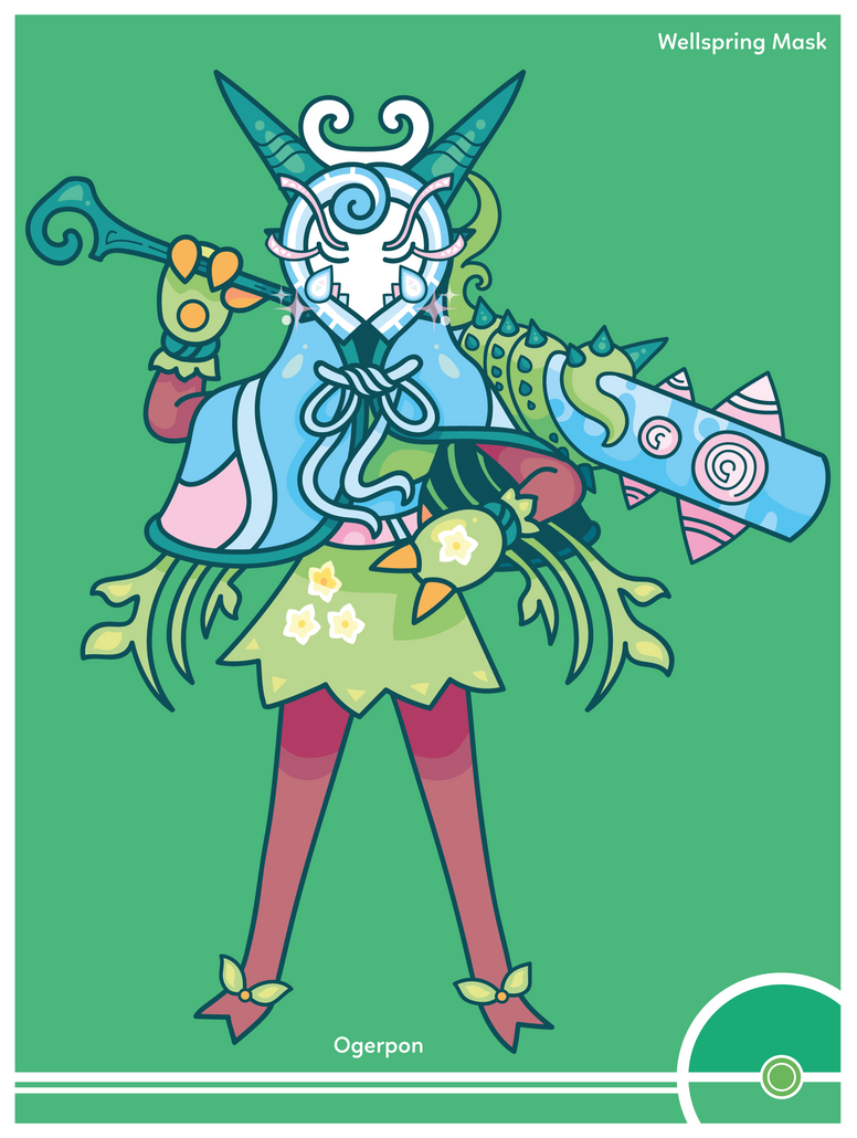 Pokemon #1017 (Wellspring Mask) by Cosmopoliturtle on DeviantArt