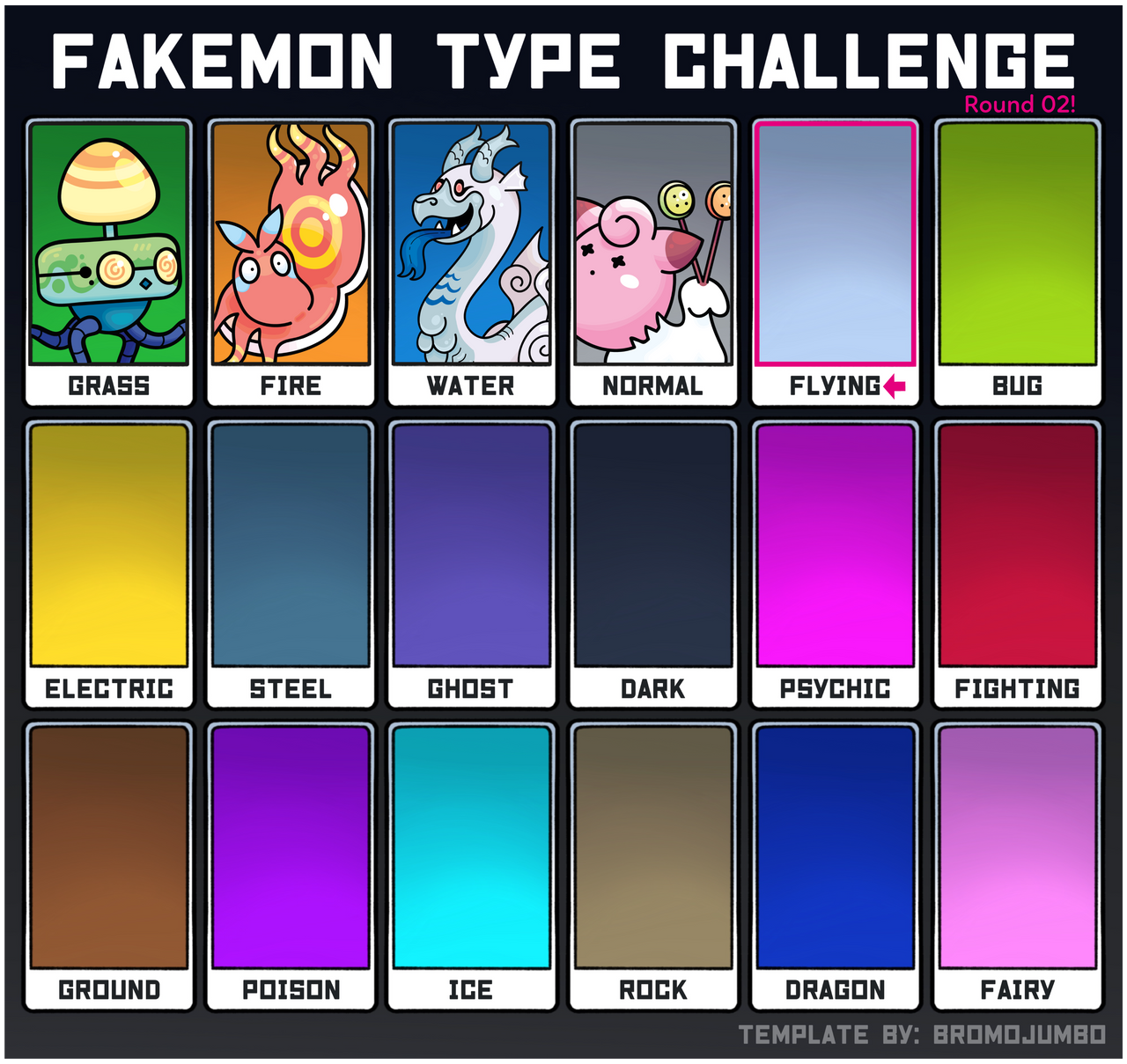 Fakemon Type Challenge - Flying Type Prompts by Cosmopoliturtle on ...