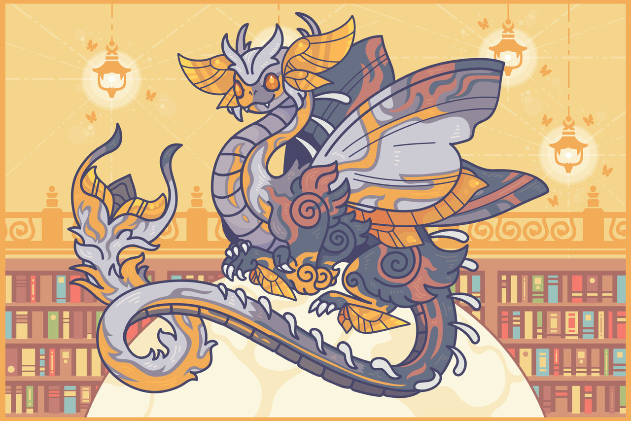 Flight Rising Deities Comics Distraction's Library - Flight Rising Commission by Cosmopoliturtle on ...