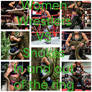 Woman Wrestler vs Snake in and Out of the ring