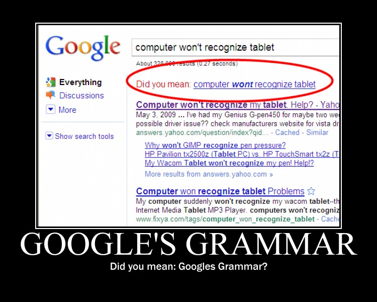 Google's Grammar