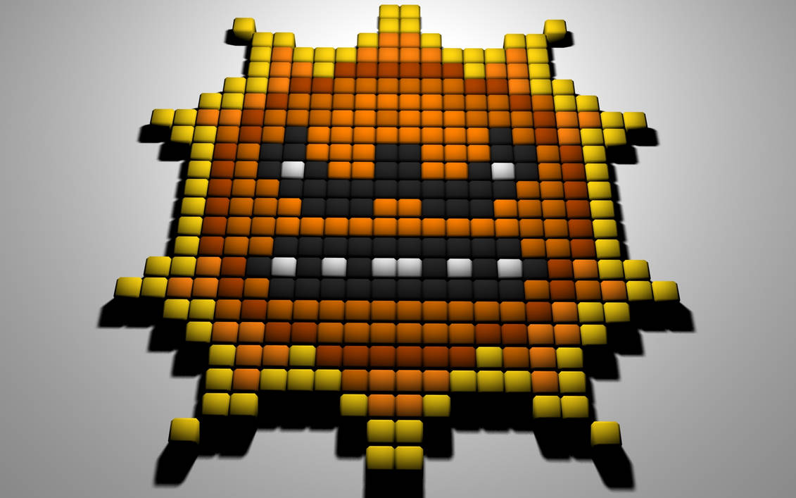 Angry Sun by 8-bit-Anon on DeviantArt