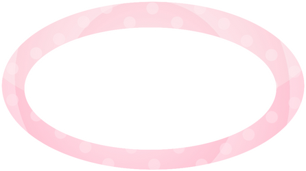 Pink Swirl Circle Border