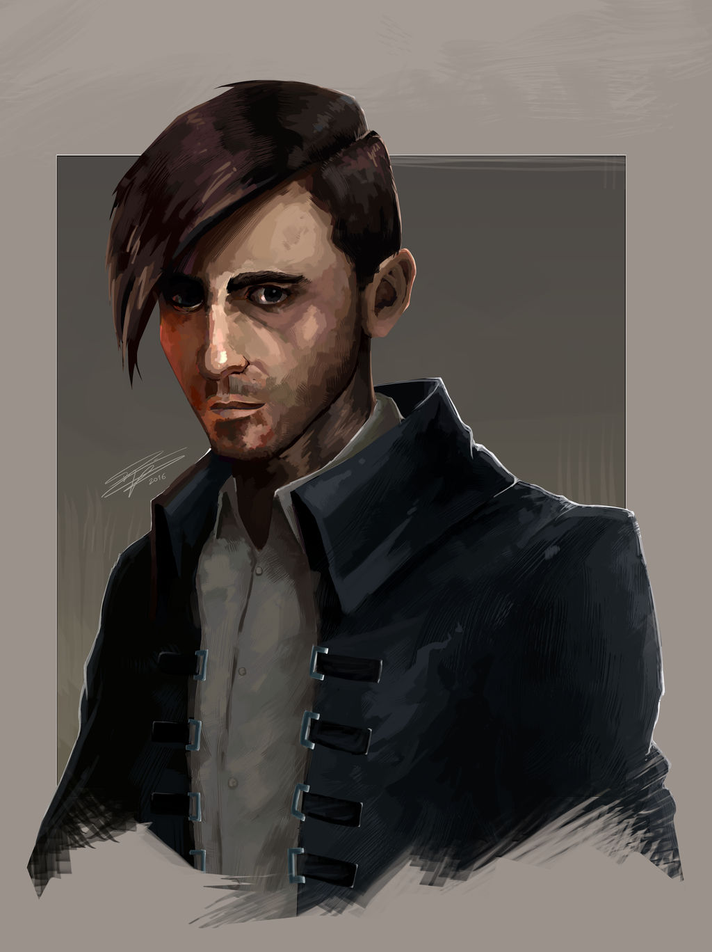 Antiquated Ray in the style of Dishonored by raymondafcripps