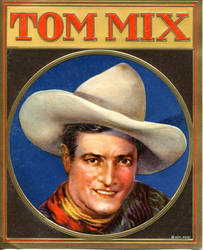 Tom Mix cigar box label