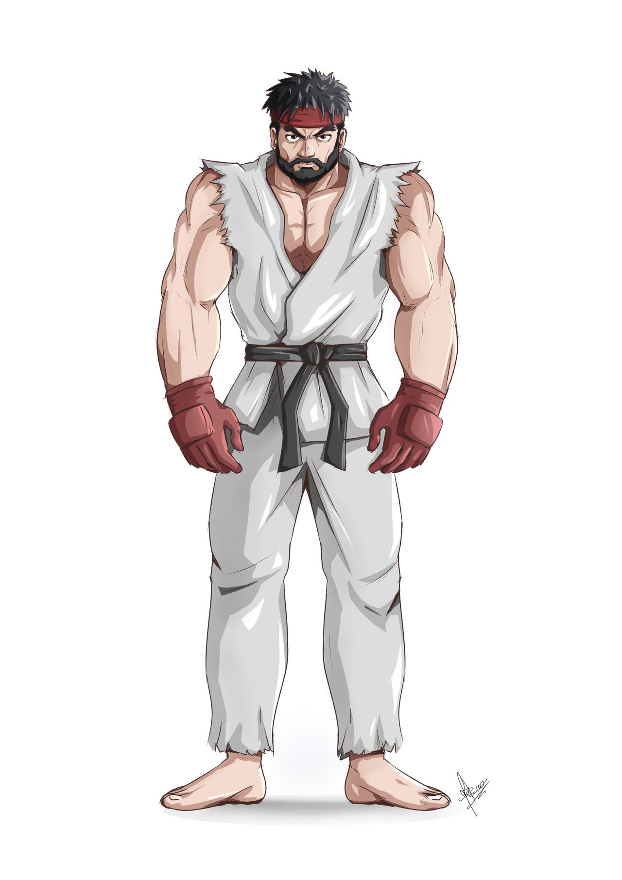 Ryu standing by Matsuo974 on DeviantArt