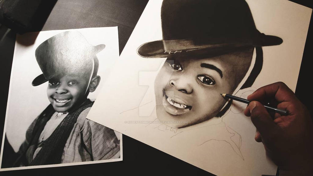 Stymie Rascals Stymie of our gang and little Rascals by RobertSimmonsArt on DeviantArt