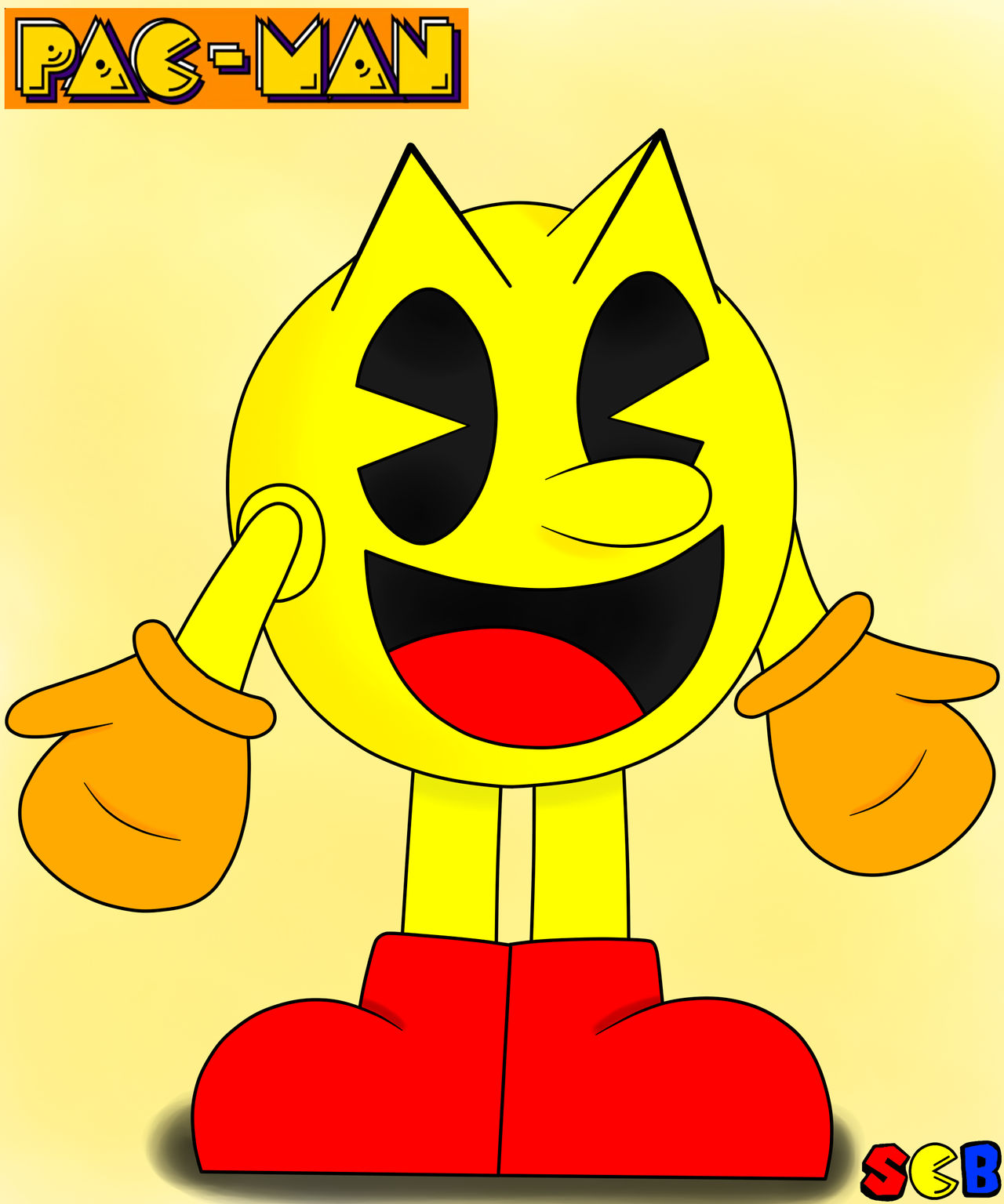 Pac Man Rage Deviantart Pac-Man by SuperChrisPlus on DeviantArt