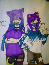 Astology Sisters Moon OC#1 and Star OC#2