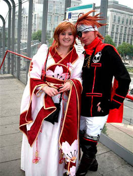 Sakura and Lavi cosplay