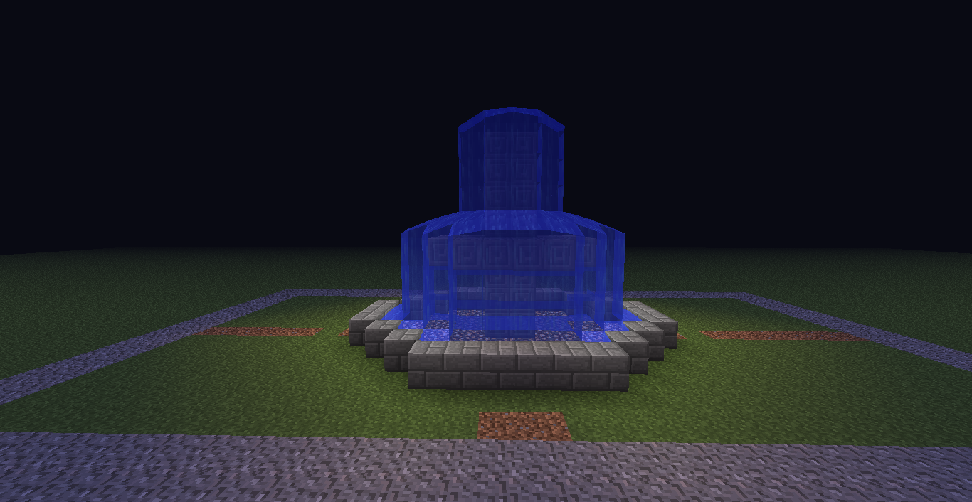 Minecraft Water Fountain