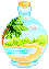 Island in a bottle...