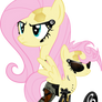 Fluttershy Meets Adam Jensen (DX:HR crossover)