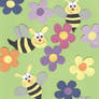 Bees And Flowers