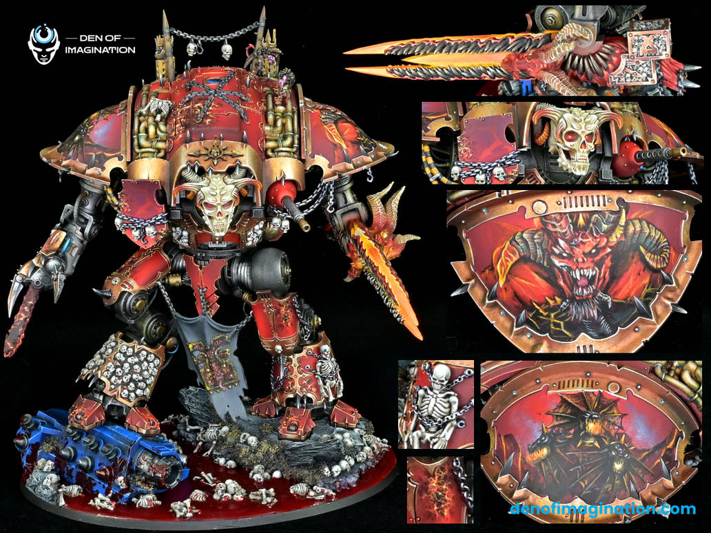 Khorne chaos knight Rampager by denofimagination on DeviantArt