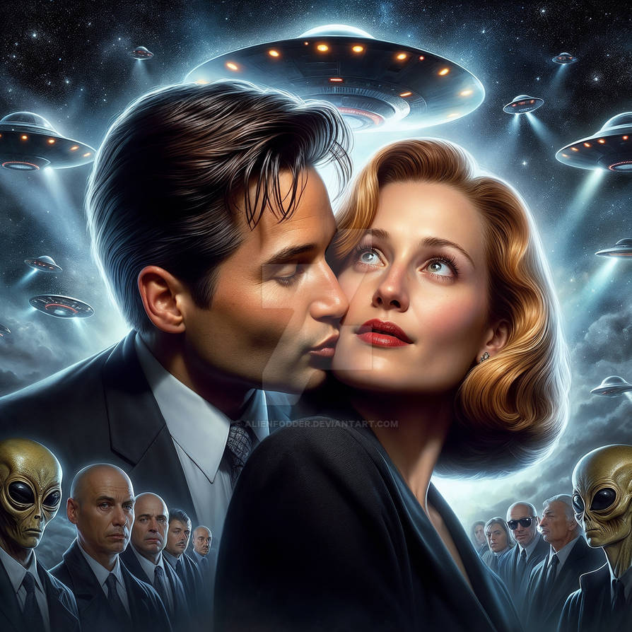 Mulder and Scully - More X-Files Love (1) by AlienFodder on DeviantArt