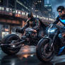 Nightwing and Batman