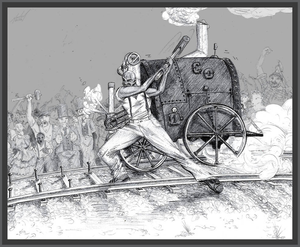 John Henry: Man VS Machine by Harley-1979 on DeviantArt