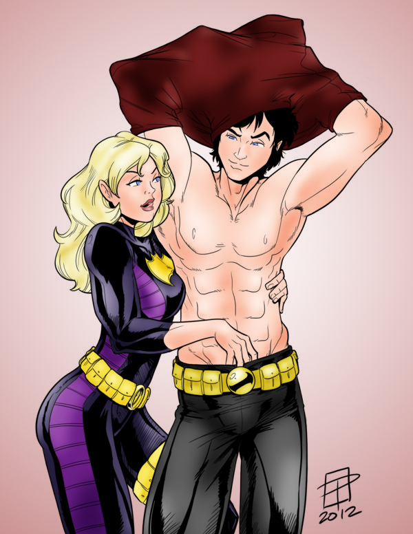 Stephanie Brown and Tim Drake