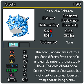 Crystal Onix and Crystal Steelix Custom Variants! : r/PokemonROMhacks