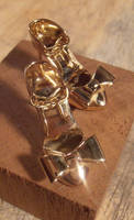 Gold Shoe Fetish Earrings