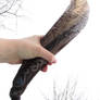 Winter Dragon drinking horn carving