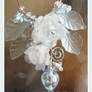 Snowblossom necklace in glass