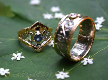 Sapphire wedding rings