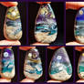 Longing for the Sea glass pendants