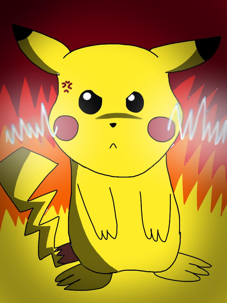 Pickachu Angry Angry Pikachu by Kareena08 on DeviantArt