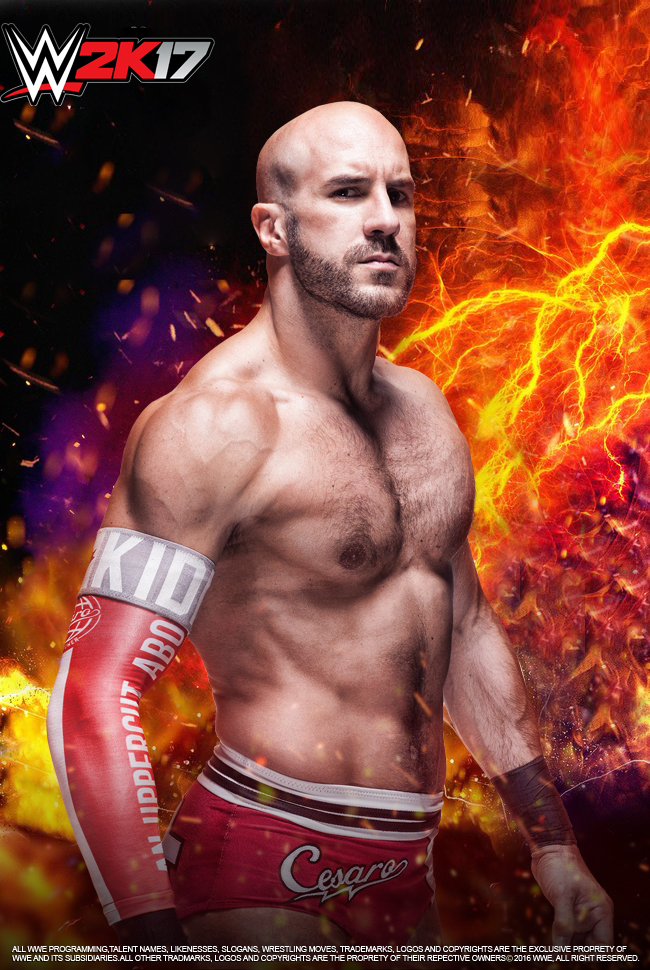 WWE Antonio Cesaro W2K17 Poster