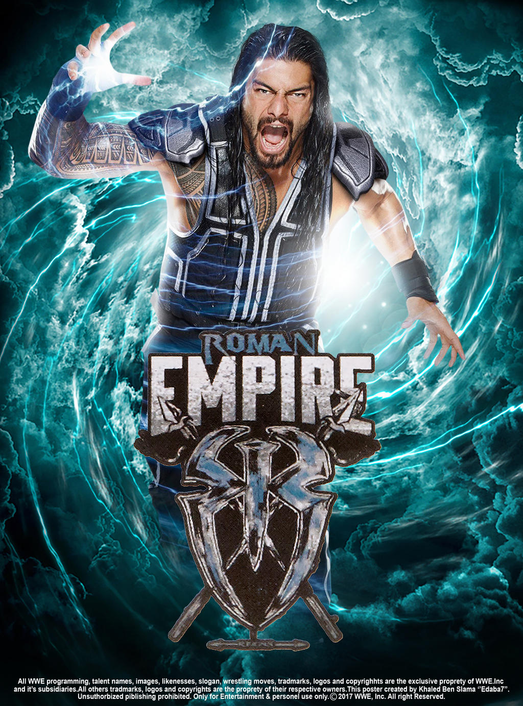 Roman Ranse WWE Roman Reigns Poster 2017 by edaba7 on DeviantArt