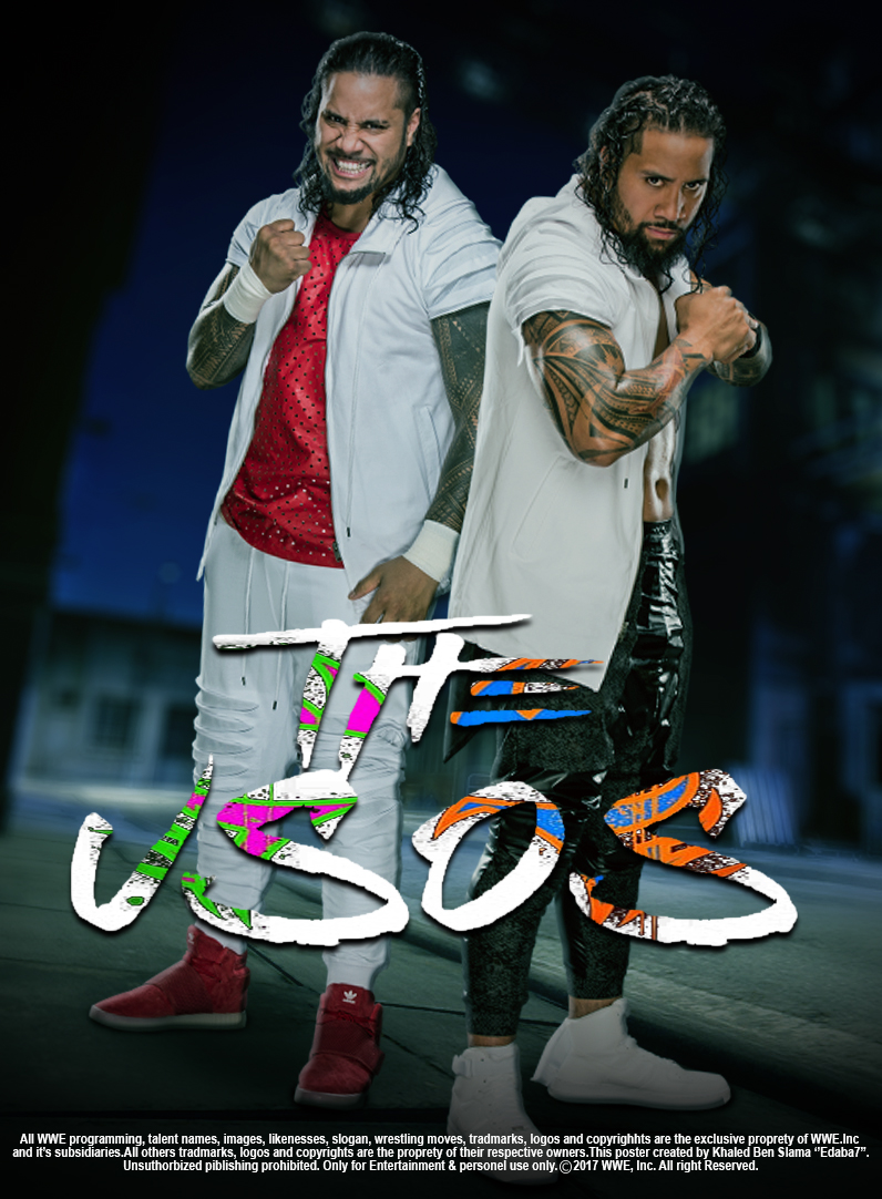 WWE The Usos Poster 2017