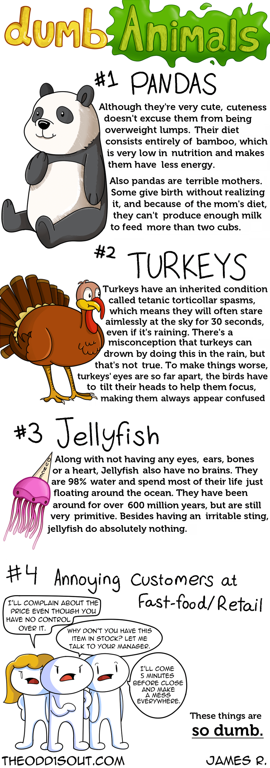 Dumb Animals by theodd1soutcomic on DeviantArt Dumb Animals by theodd1soutcomic on DeviantArt