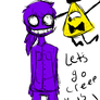 Purple guy and Bill CIpher