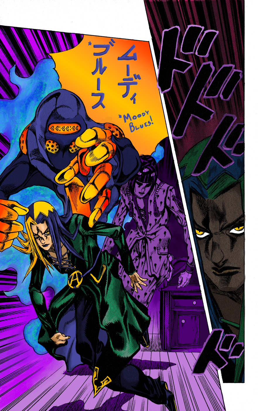 jojo part 5 manga page colored by 10pennies on DeviantArt