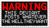 WARNING