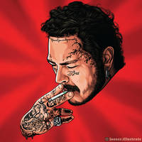 Post-Malone Cartoon