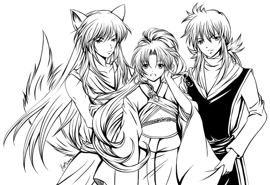 Com: Youko x Botan x Kurama