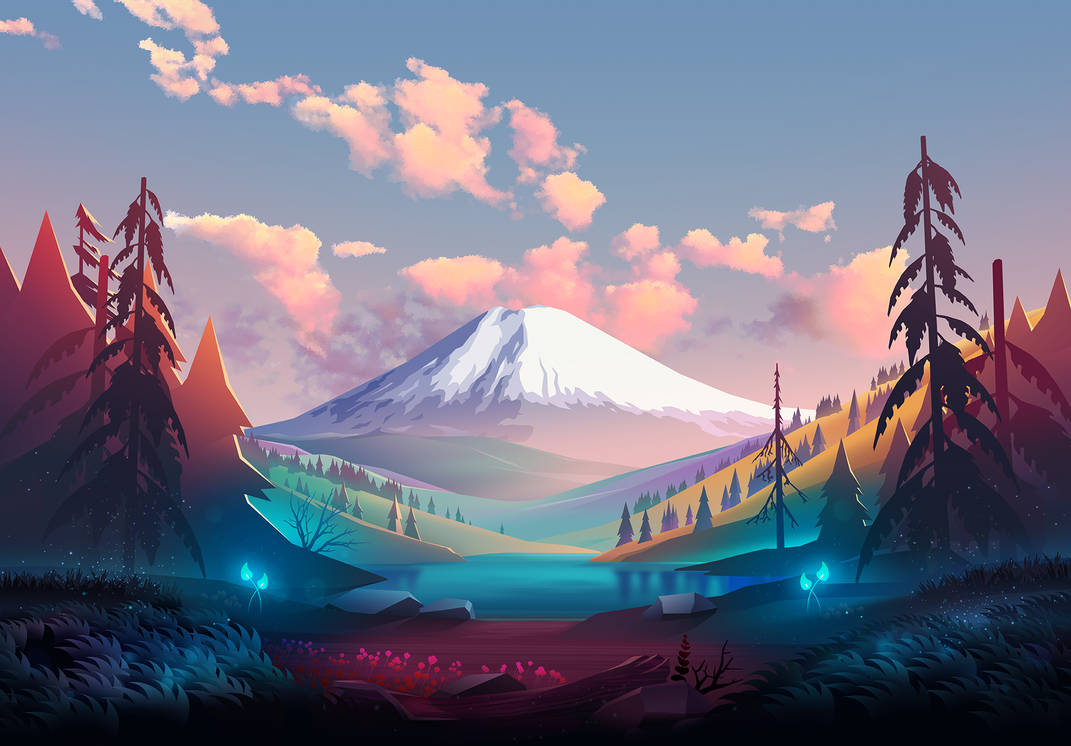 Mountain View by byrotek on DeviantArt