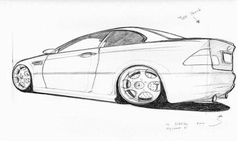 BMW M3 Sketch