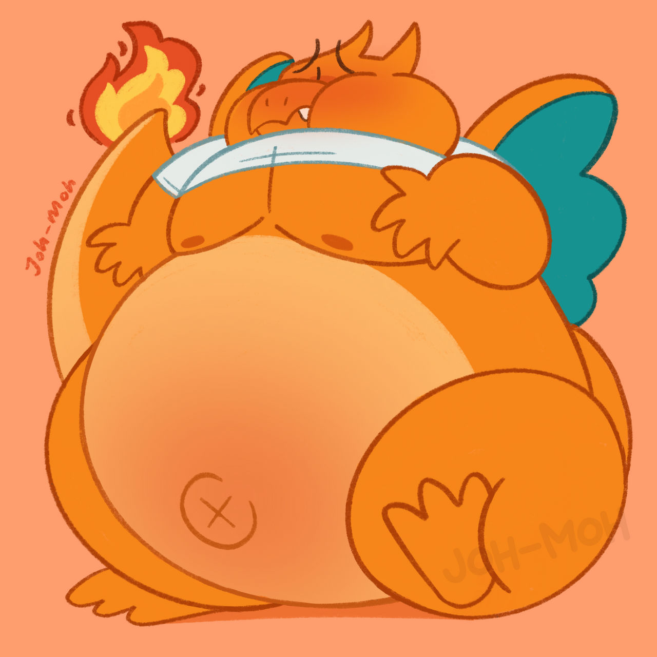 Hop Pokemon Inflation Puffed Up Dragon (Pokemon Inflation) by Joh-Moh on DeviantArt