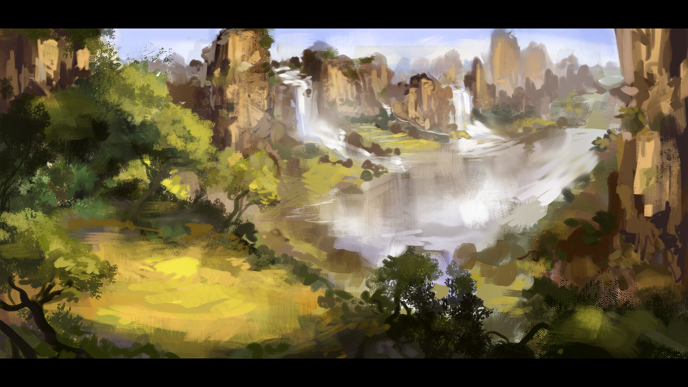 Crazy Cliffs yo #2 - Daily Doodle 18 05 2013